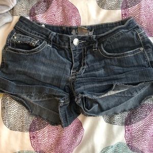 Red Rivet Short shorts